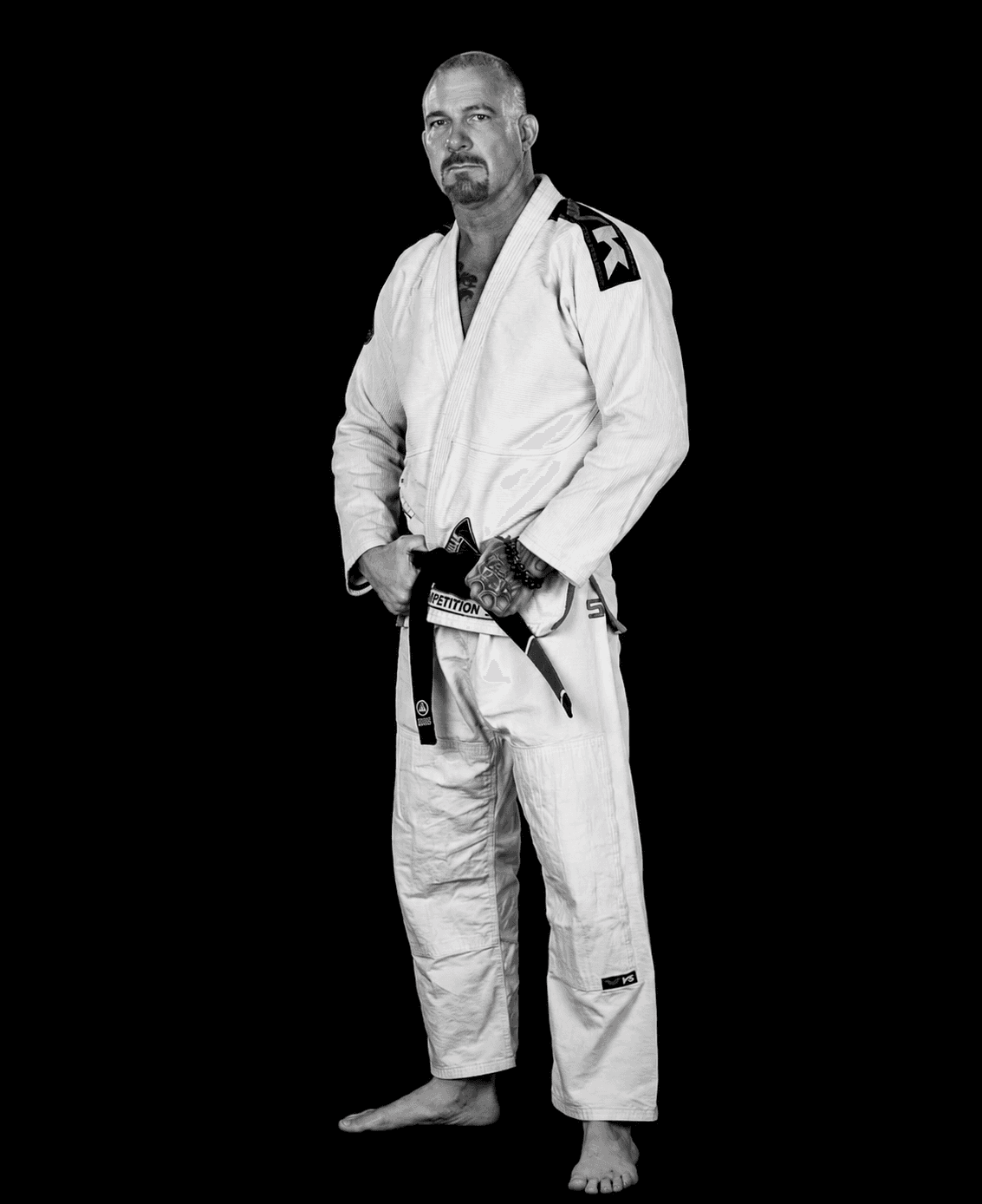 Rick in BJJ gi, black belt