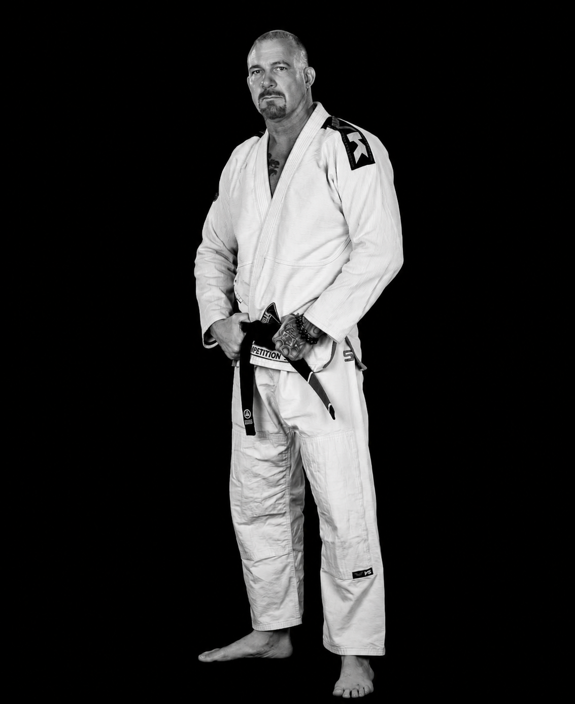 Professor Rick Koenig in his gi and black belt